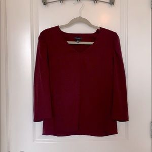 Halogen XS maroon dress shirt